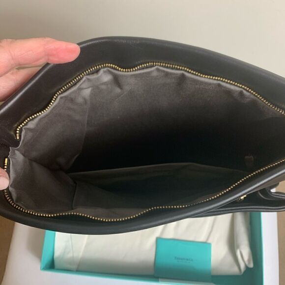 Tiffany & Co. Leather Serena Clutch - Black - Picture 8 of 9